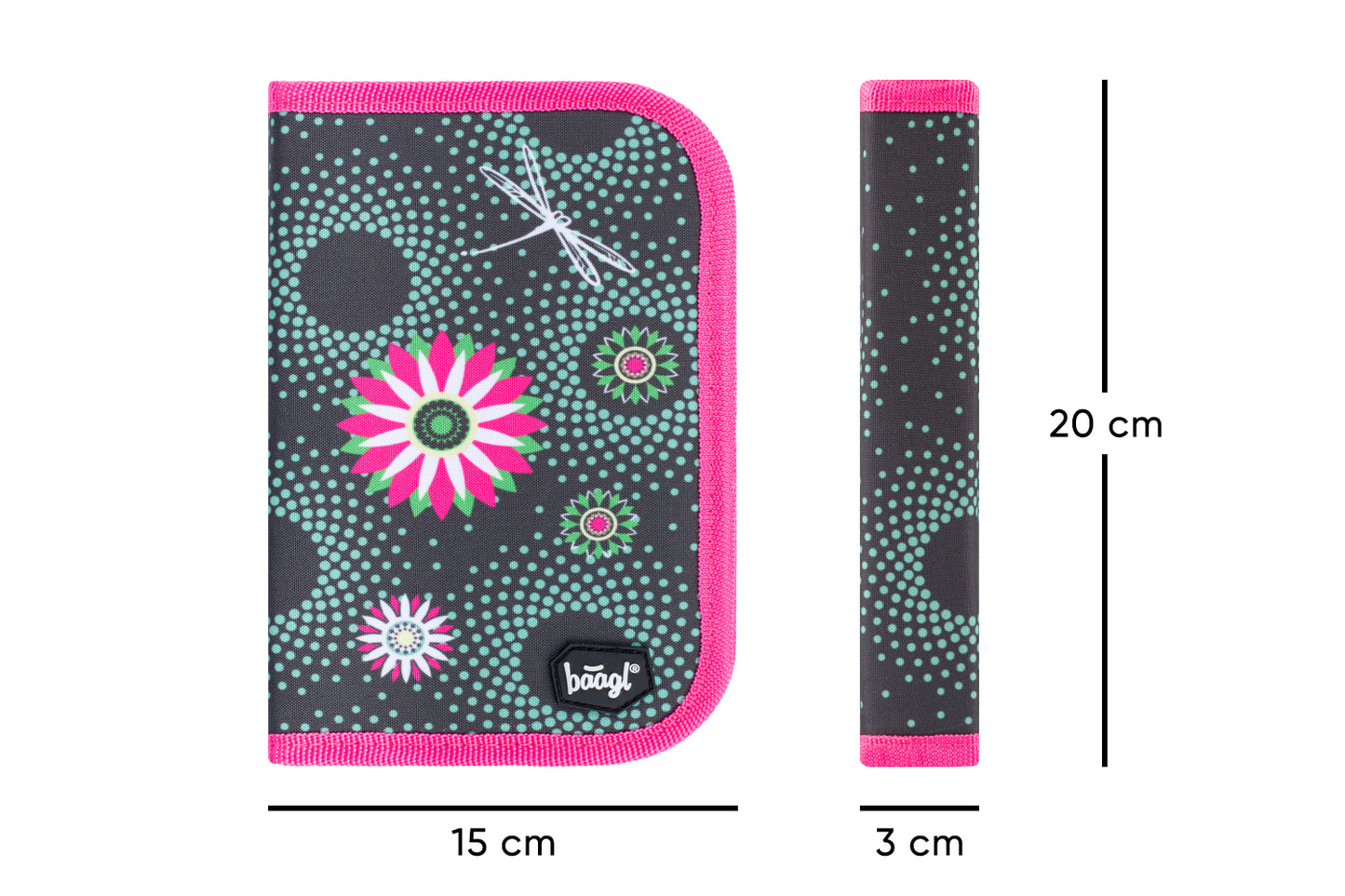 School Pencil Case Classic Flowers