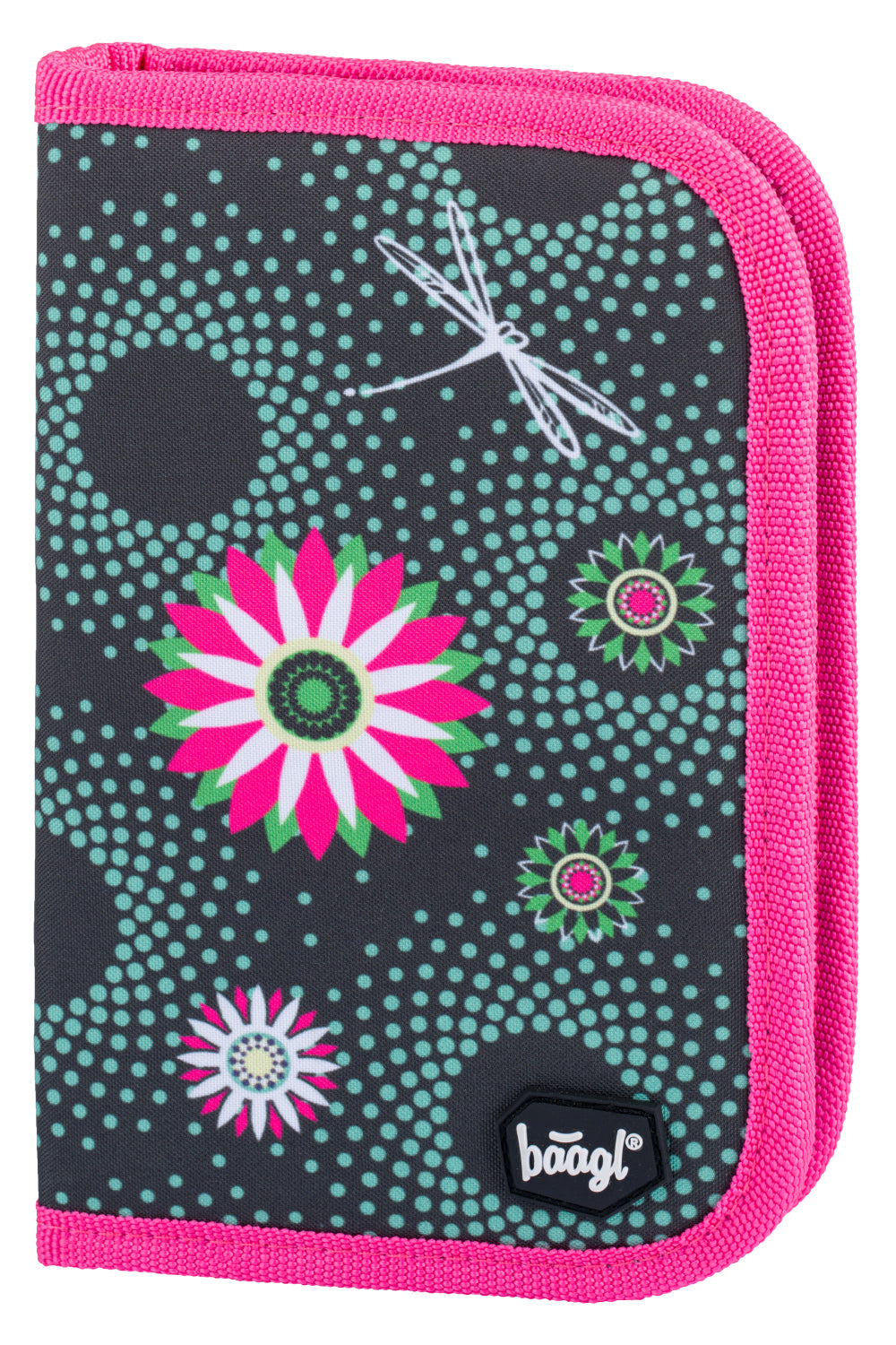 School Pencil Case Classic Flowers