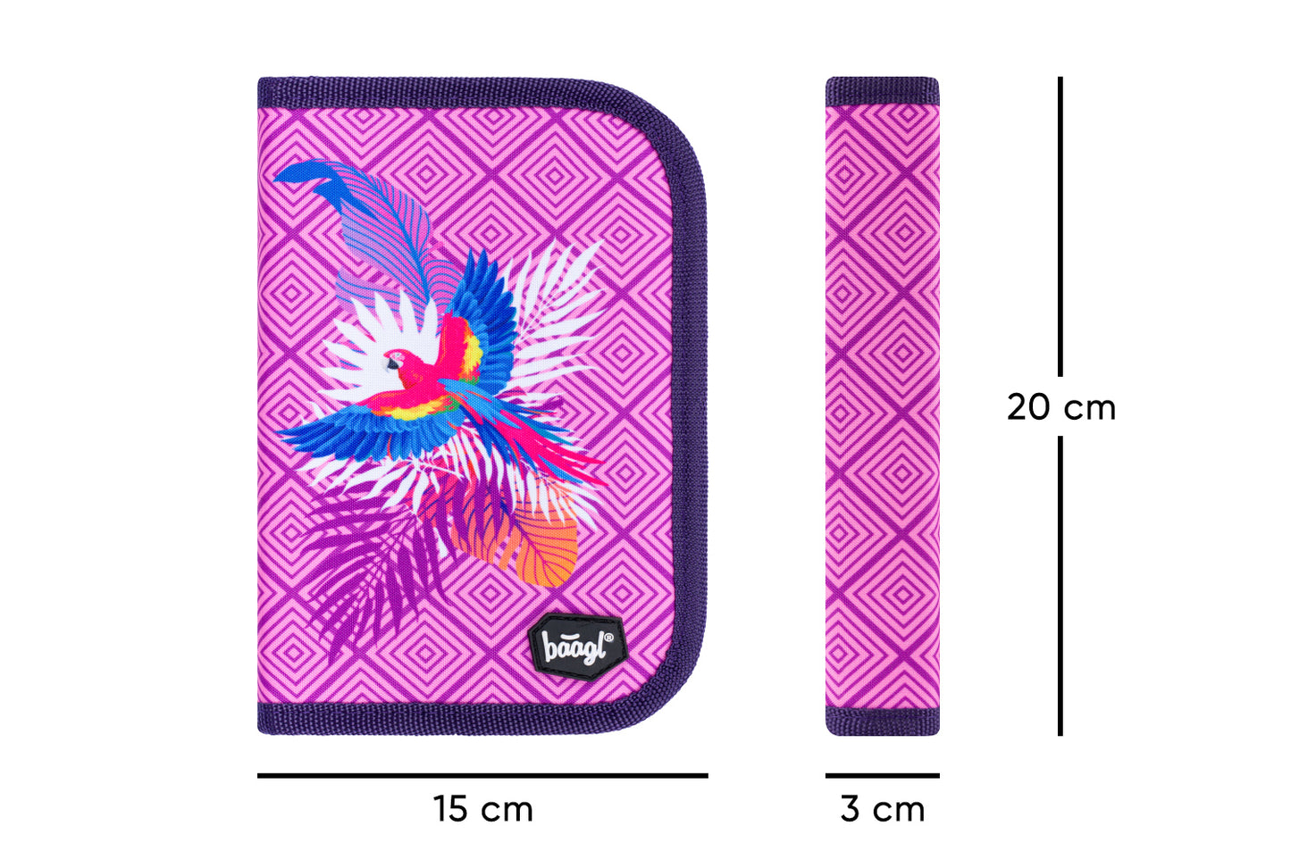 School pencil case Parrot