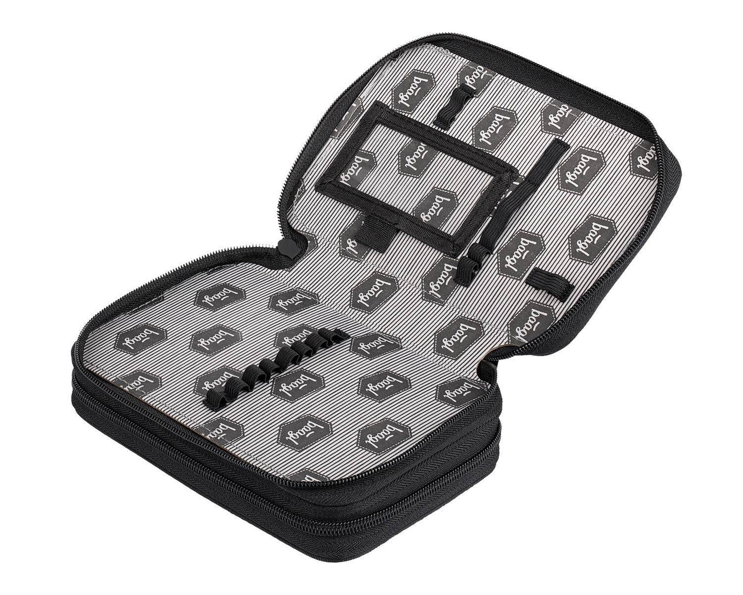 Two-tier pencil case Logo Black