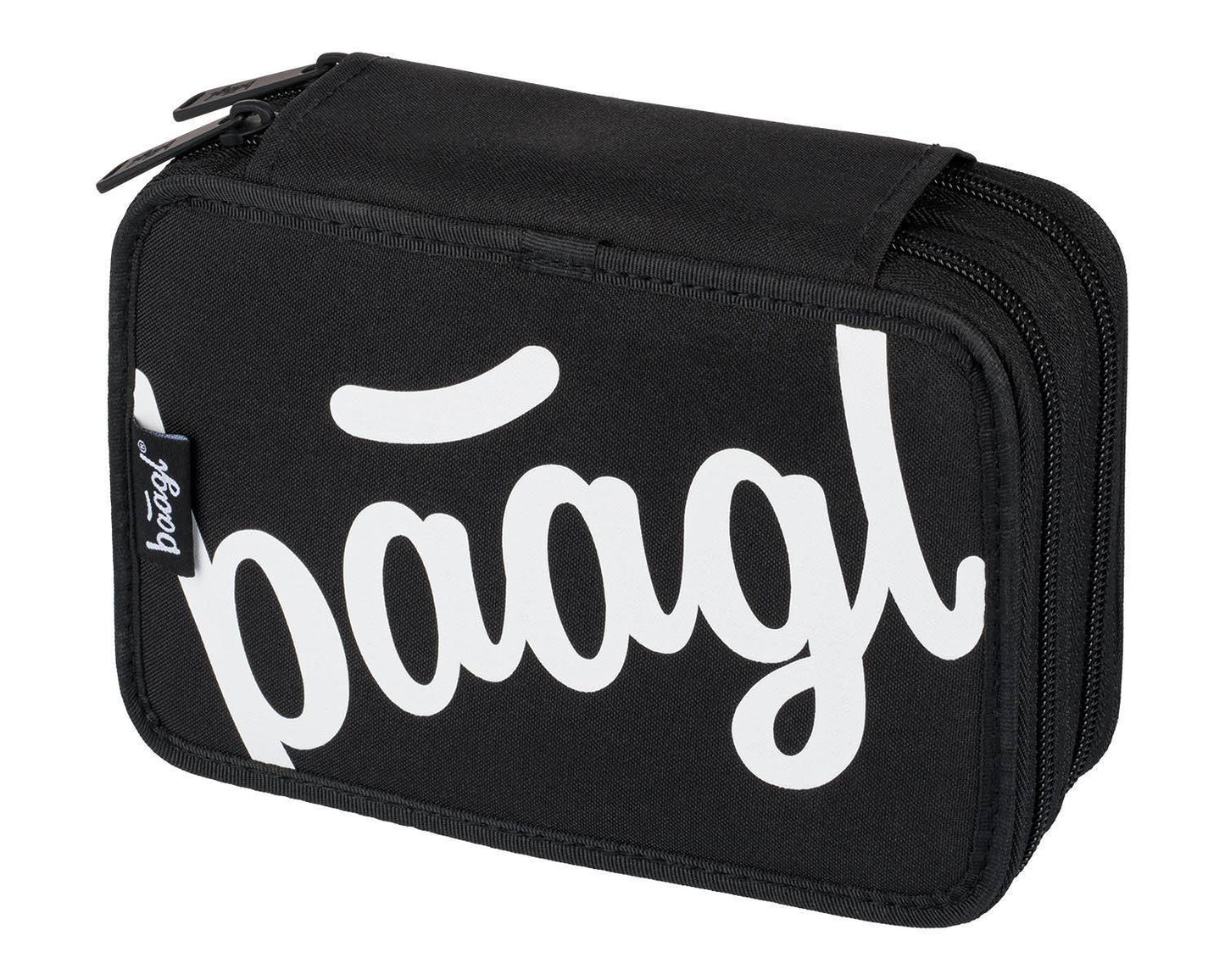 Two-tier pencil case Logo Black