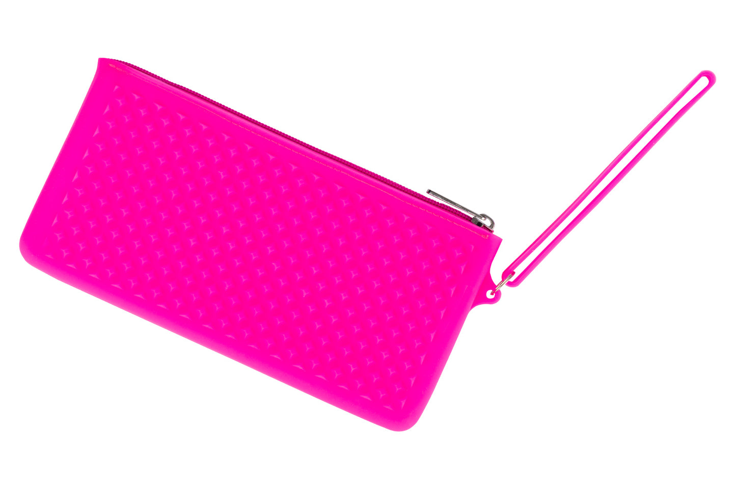 Silicone Pouch Neon Pink