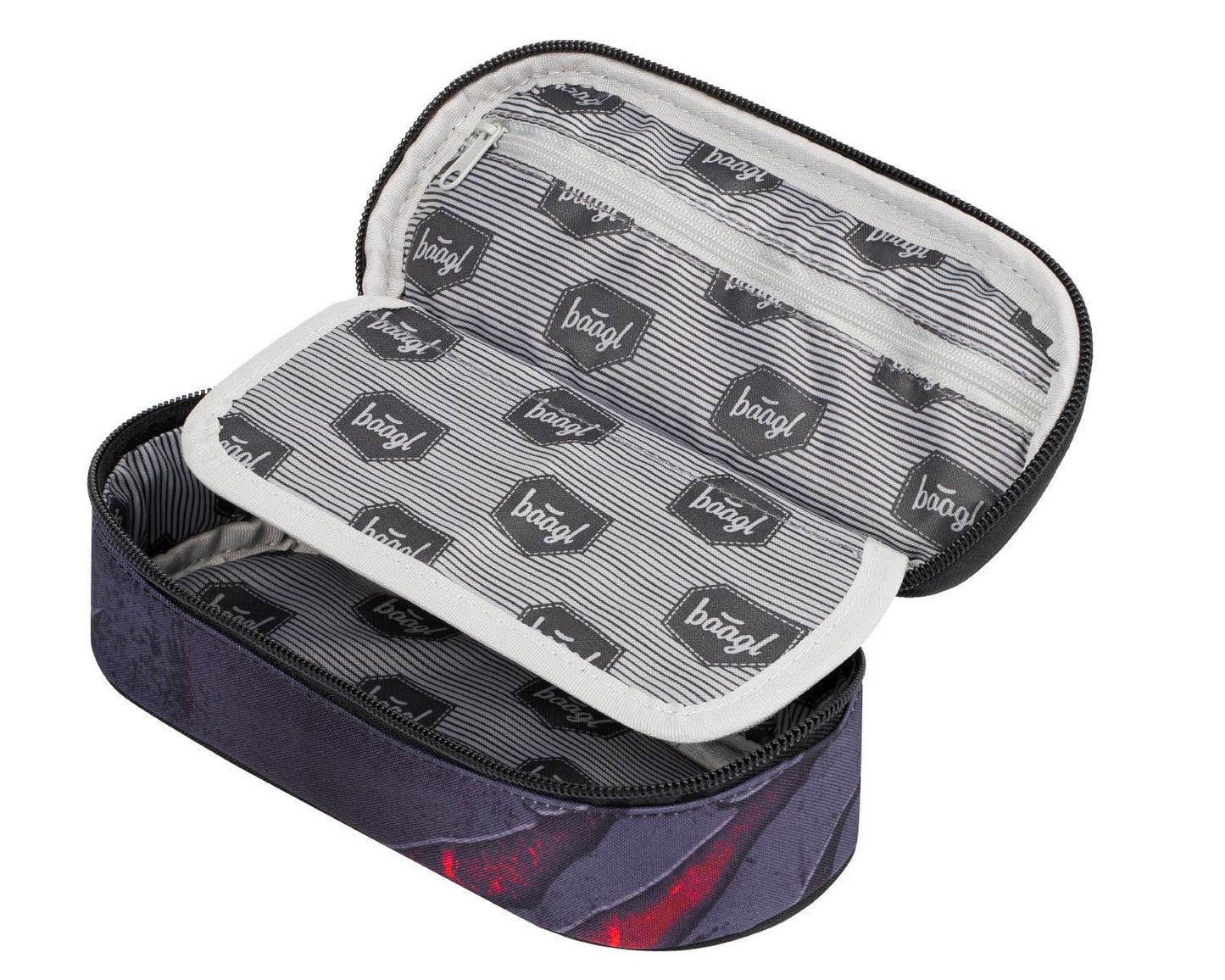 School pencil case etue compact Volcano