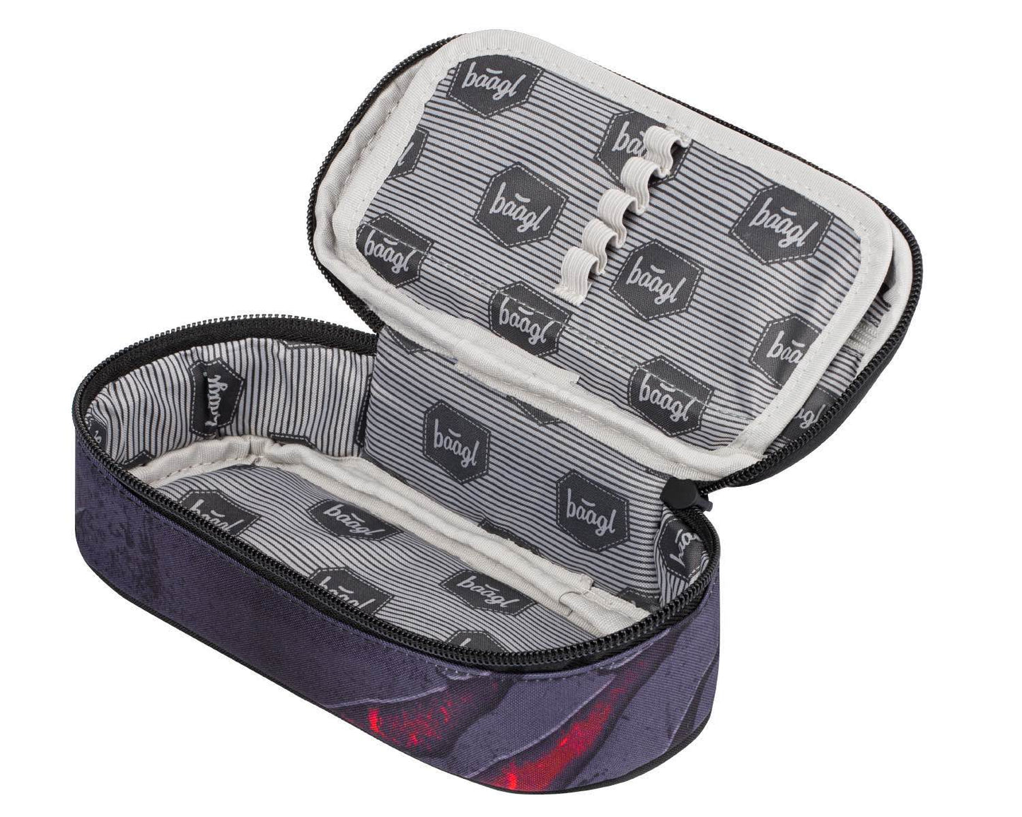 School pencil case etue compact Volcano