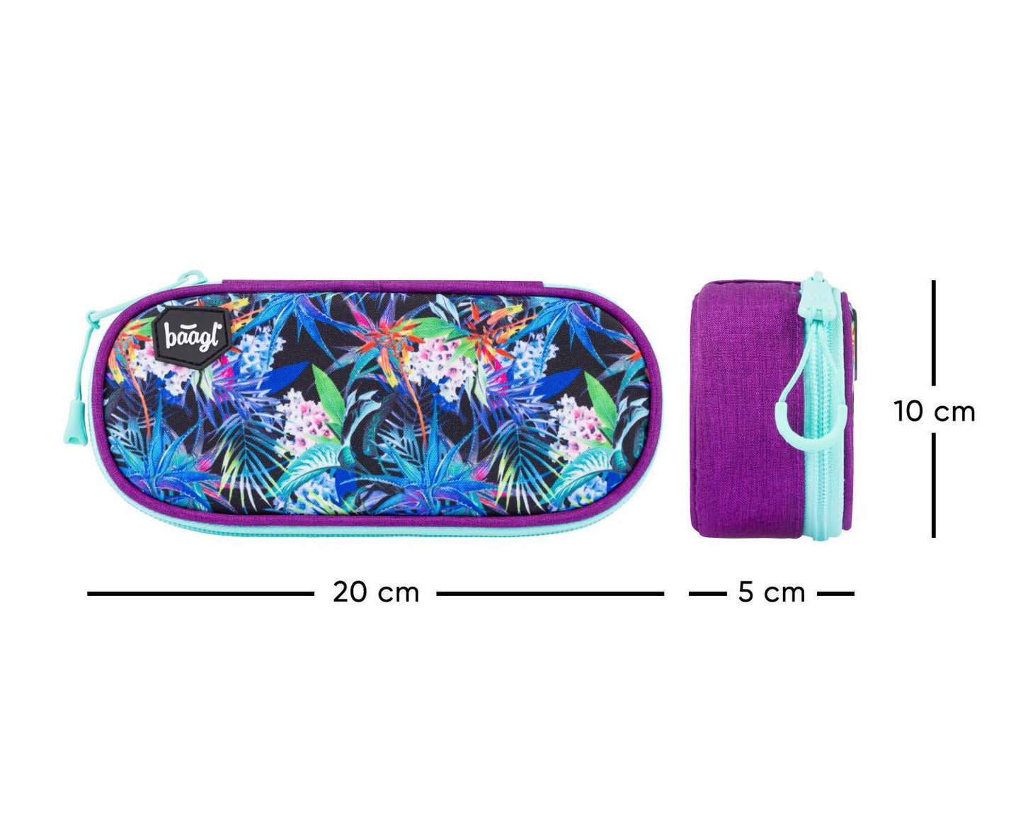 School pencil case etue compact Jungle