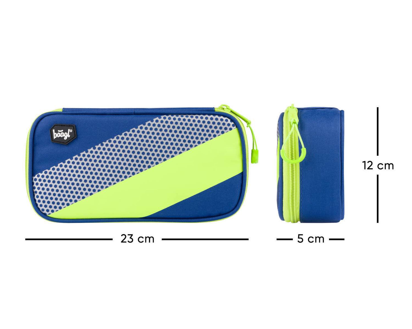 School pencil case etue Neon