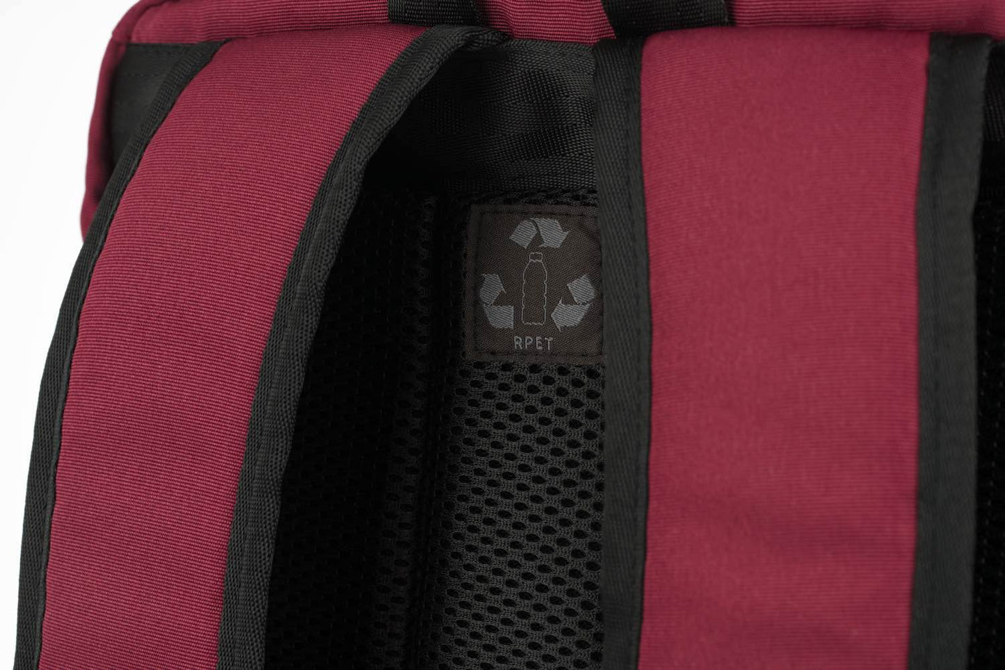 City backpack RPET Deep Red