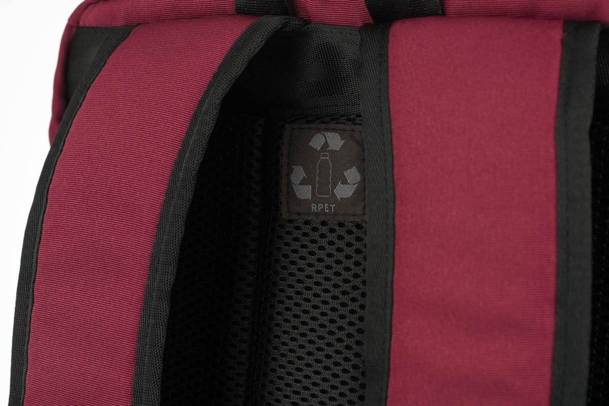 City backpack RPET Deep Red
