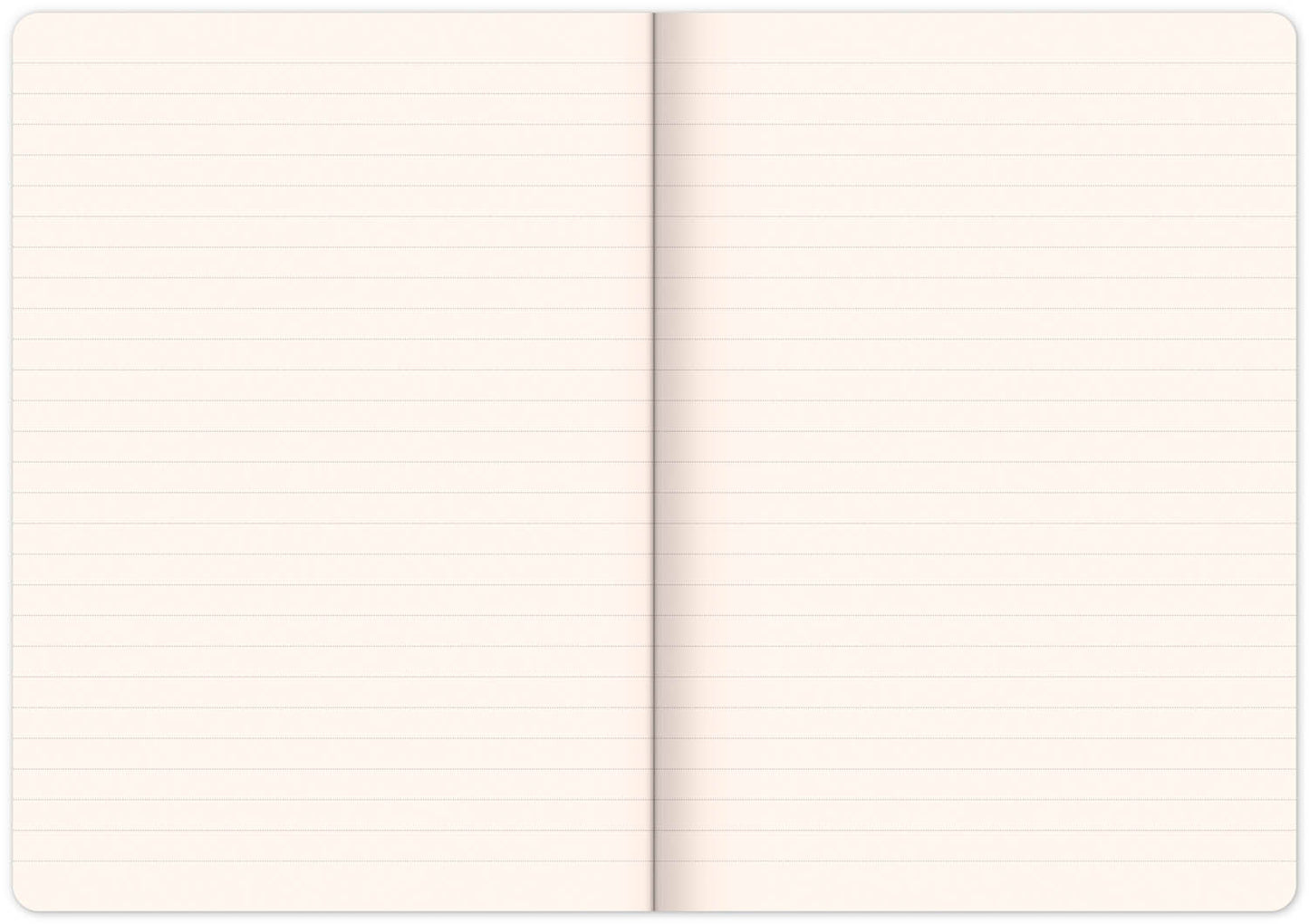 Notebook Painting, lined, 13 × 21 cm