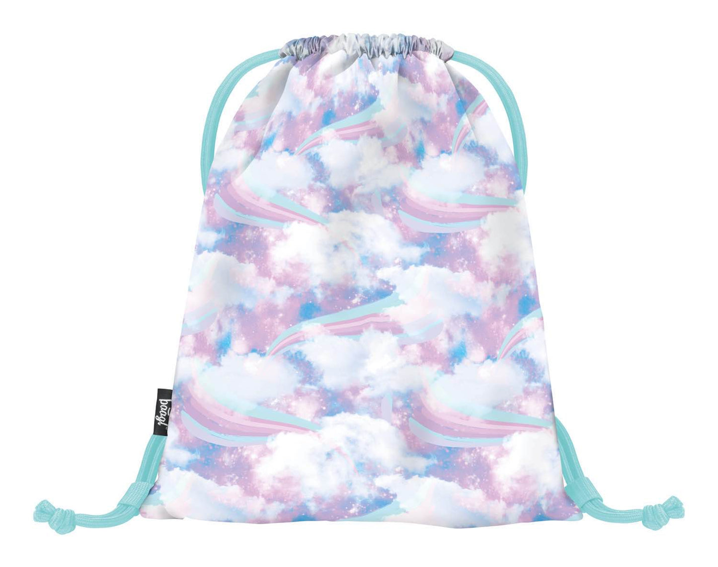 Gym sack with zip pocket Rainbow
