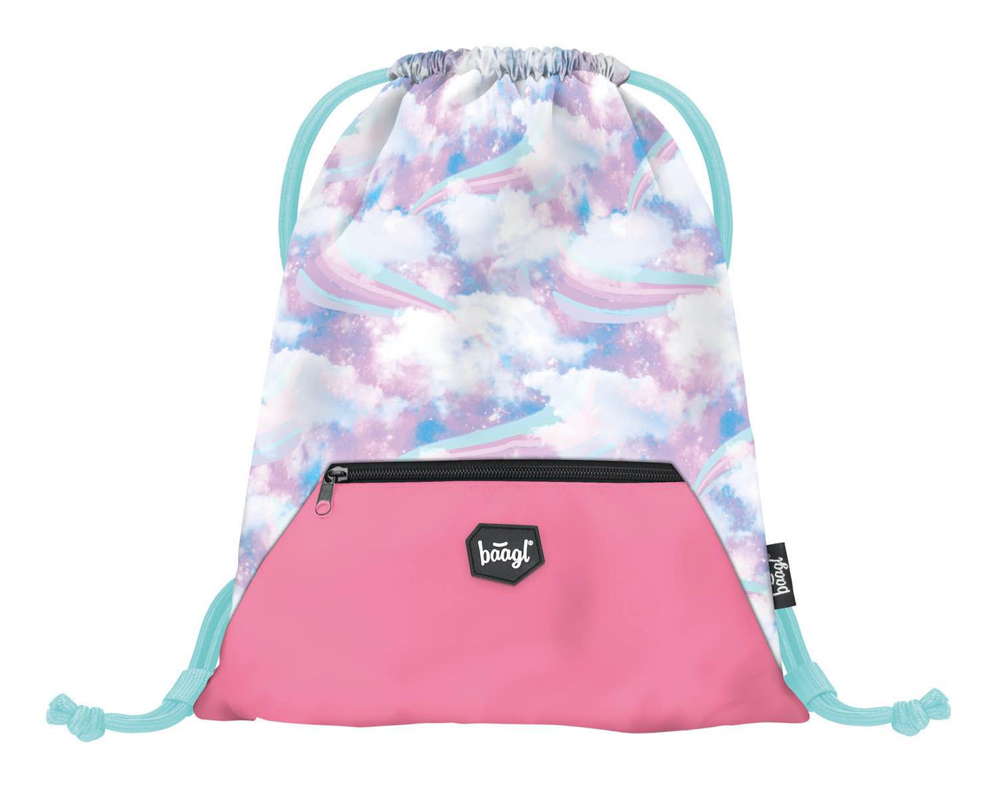 Gym sack with zip pocket Rainbow