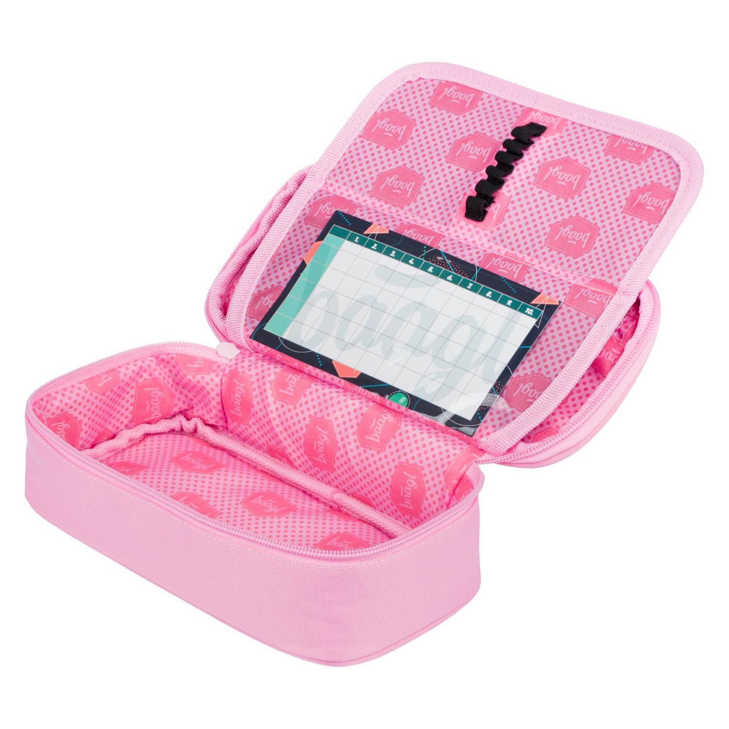 School pencil case etue Fun Flamingo