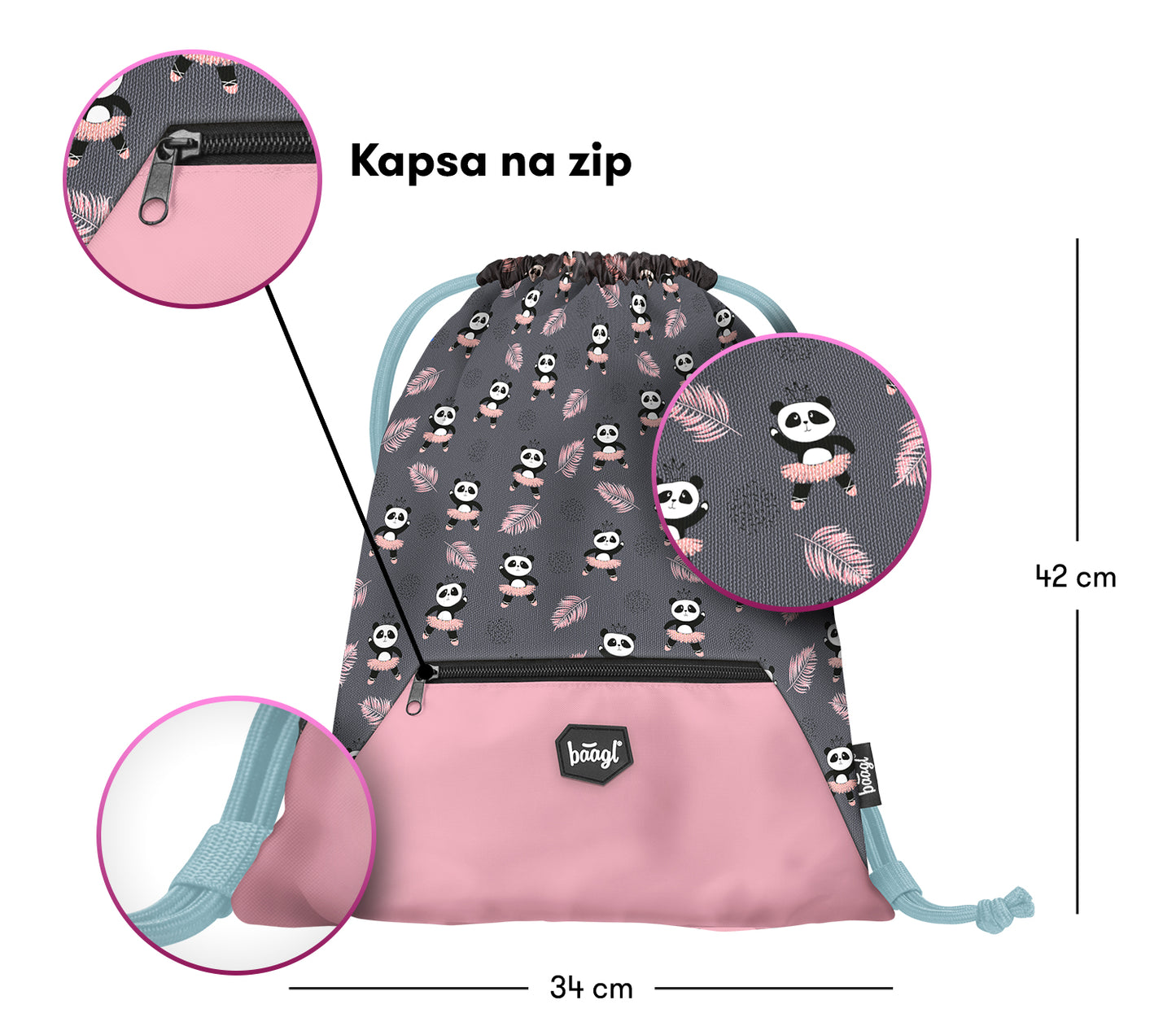 School set Zippy Panda III