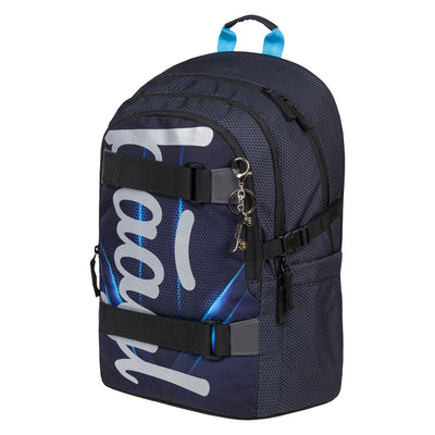 School backpack Skate Bluelight