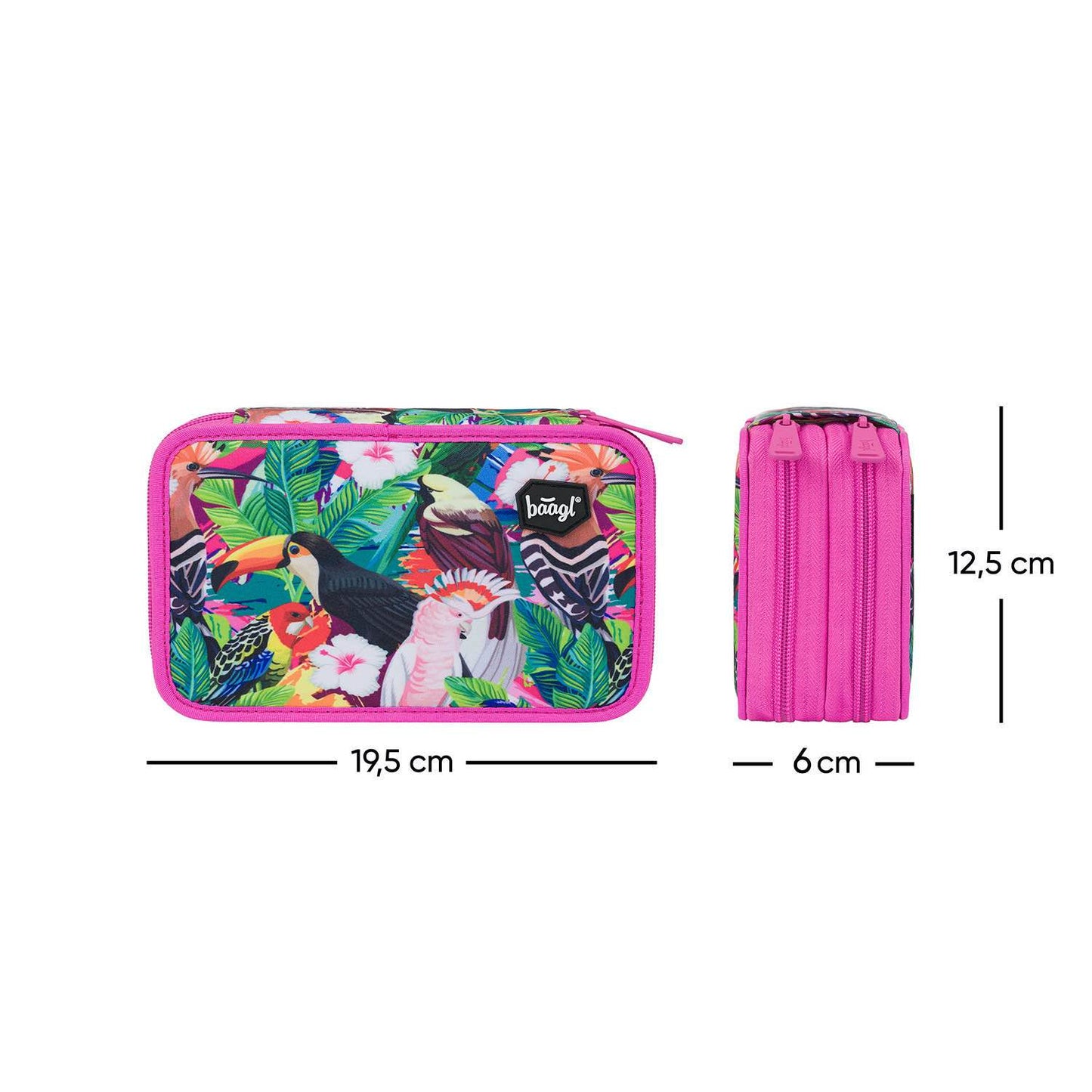 Two-tier pencil case Toucan