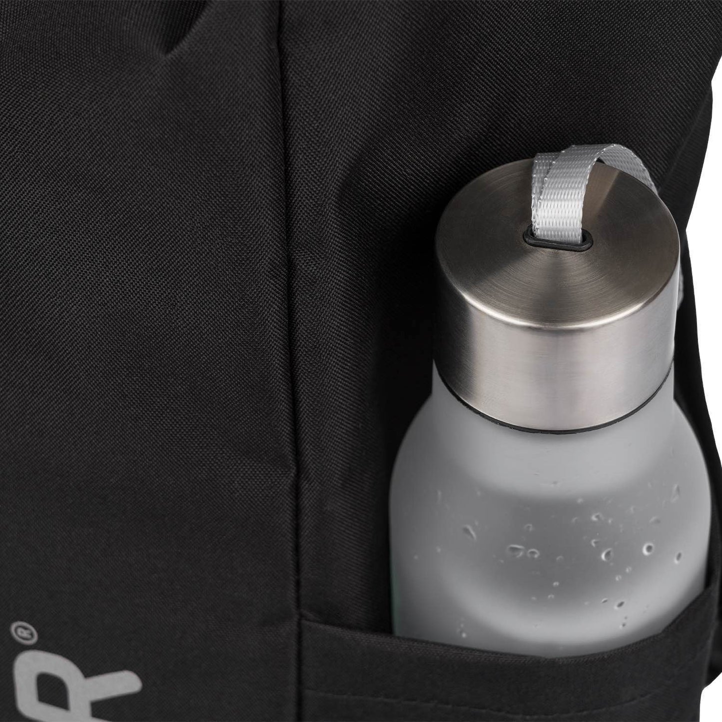 Roll top backpack TERIBEAR black