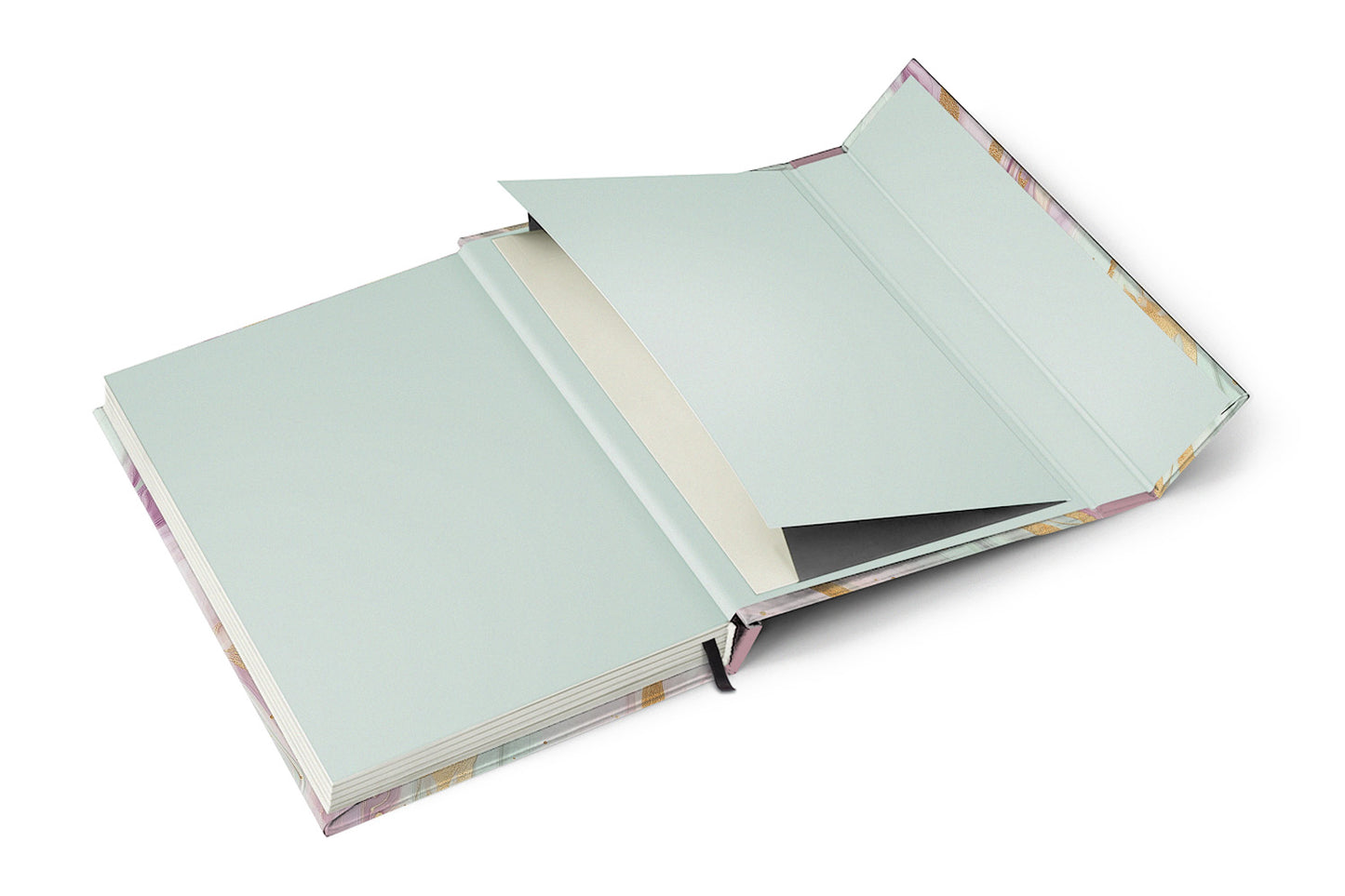 Magnetic weekly planner Pink Marble 2026, 11 x 16 cm