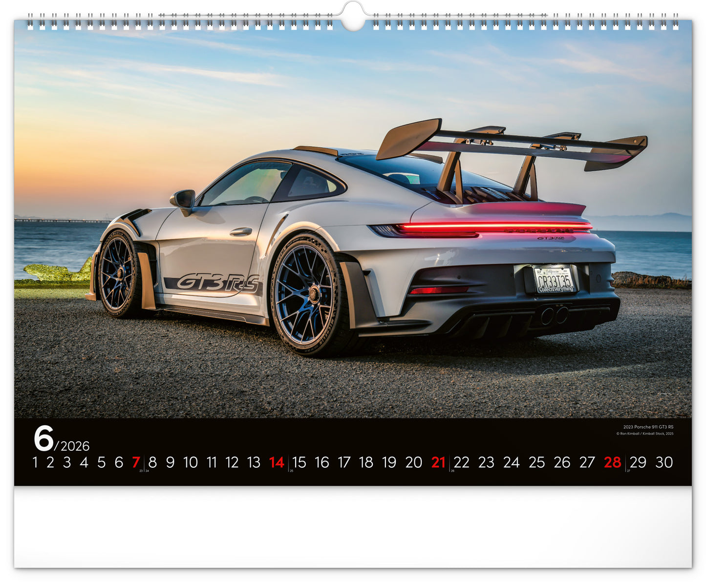 Wall calendar Cars 2026, 48 x 33 cm