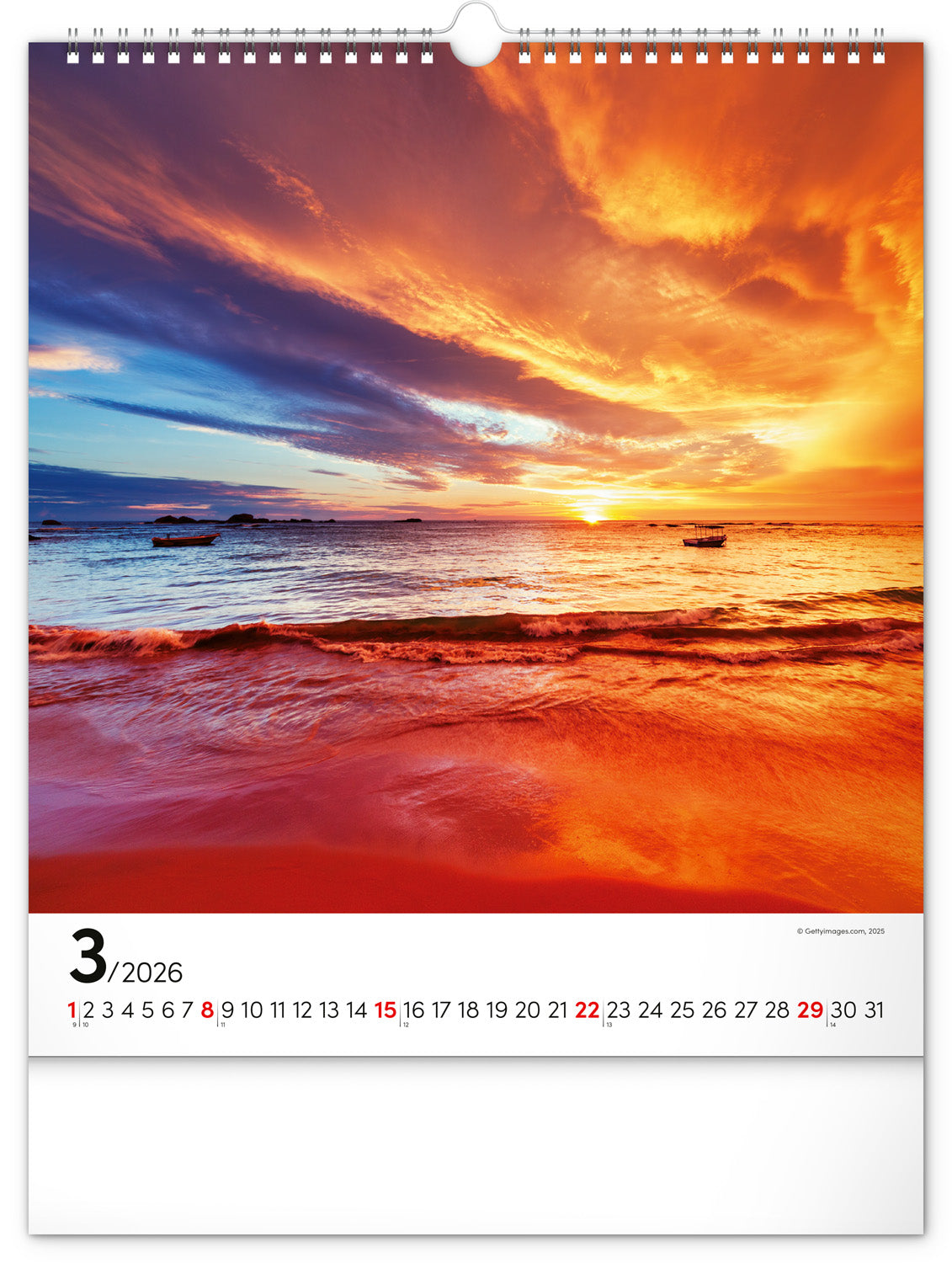 Wall calendar Inspiration 2026, 30 x 34 cm