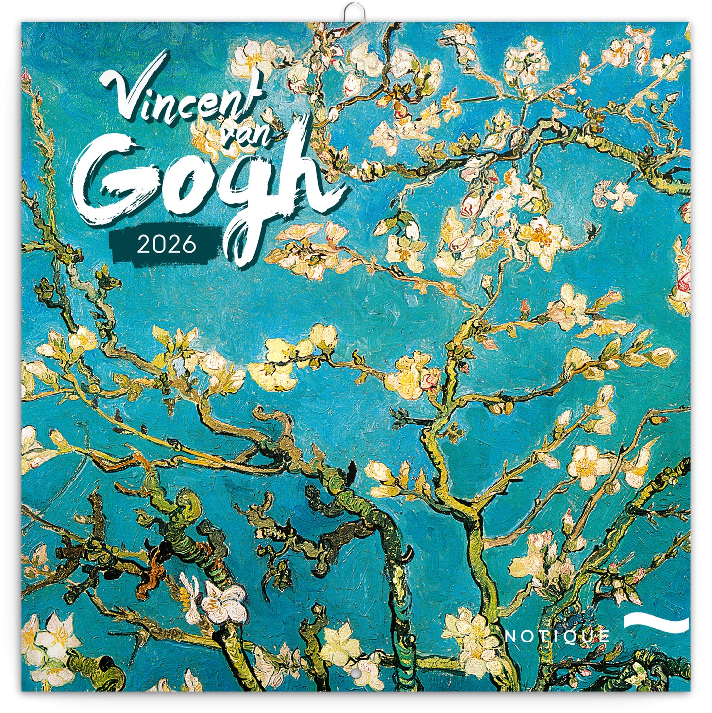 Grid calendar Vincent van Gogh 2026, 30 x 30 cm