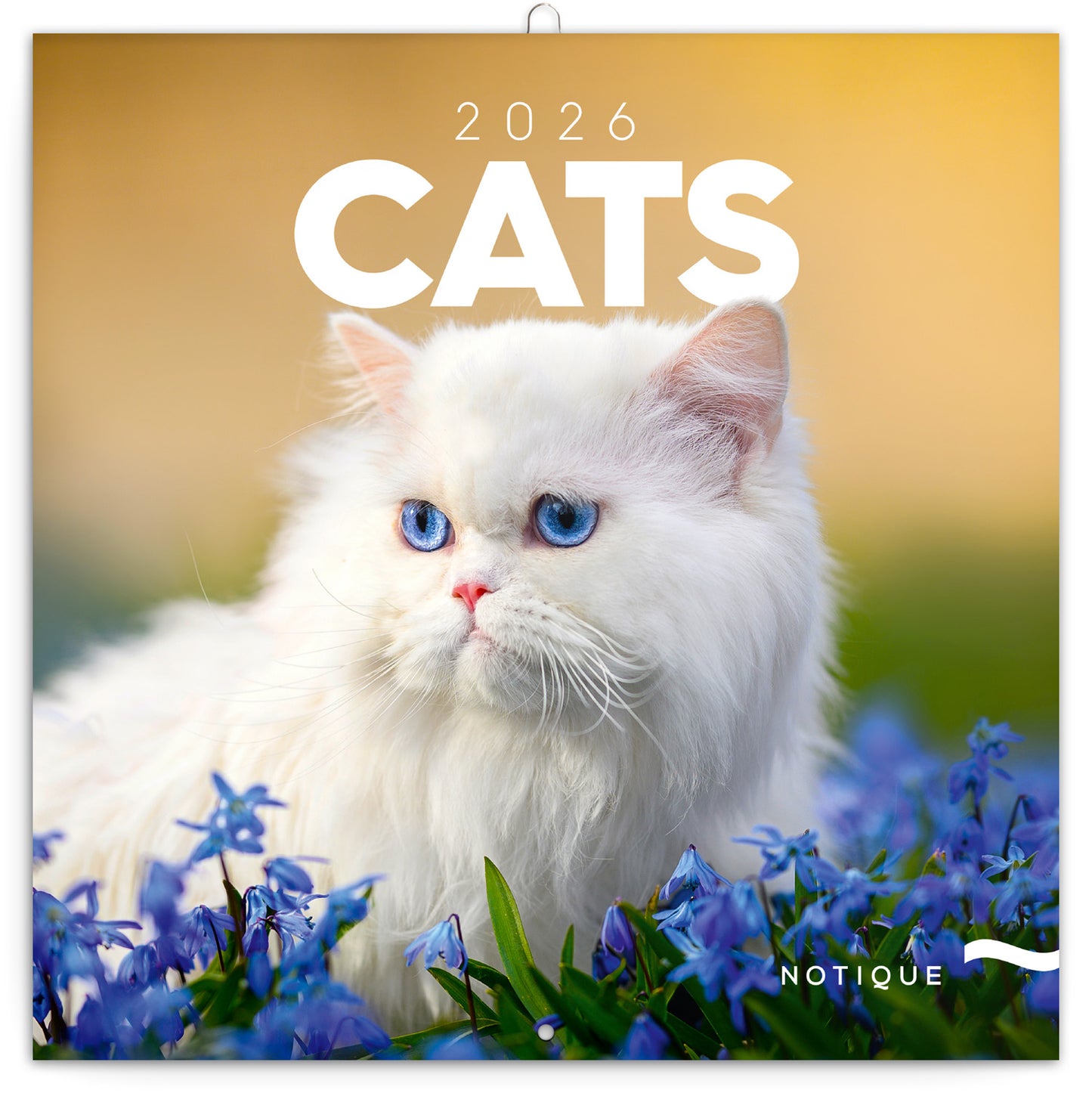 Grid calendar Cats 2026, 30 x 30 cm