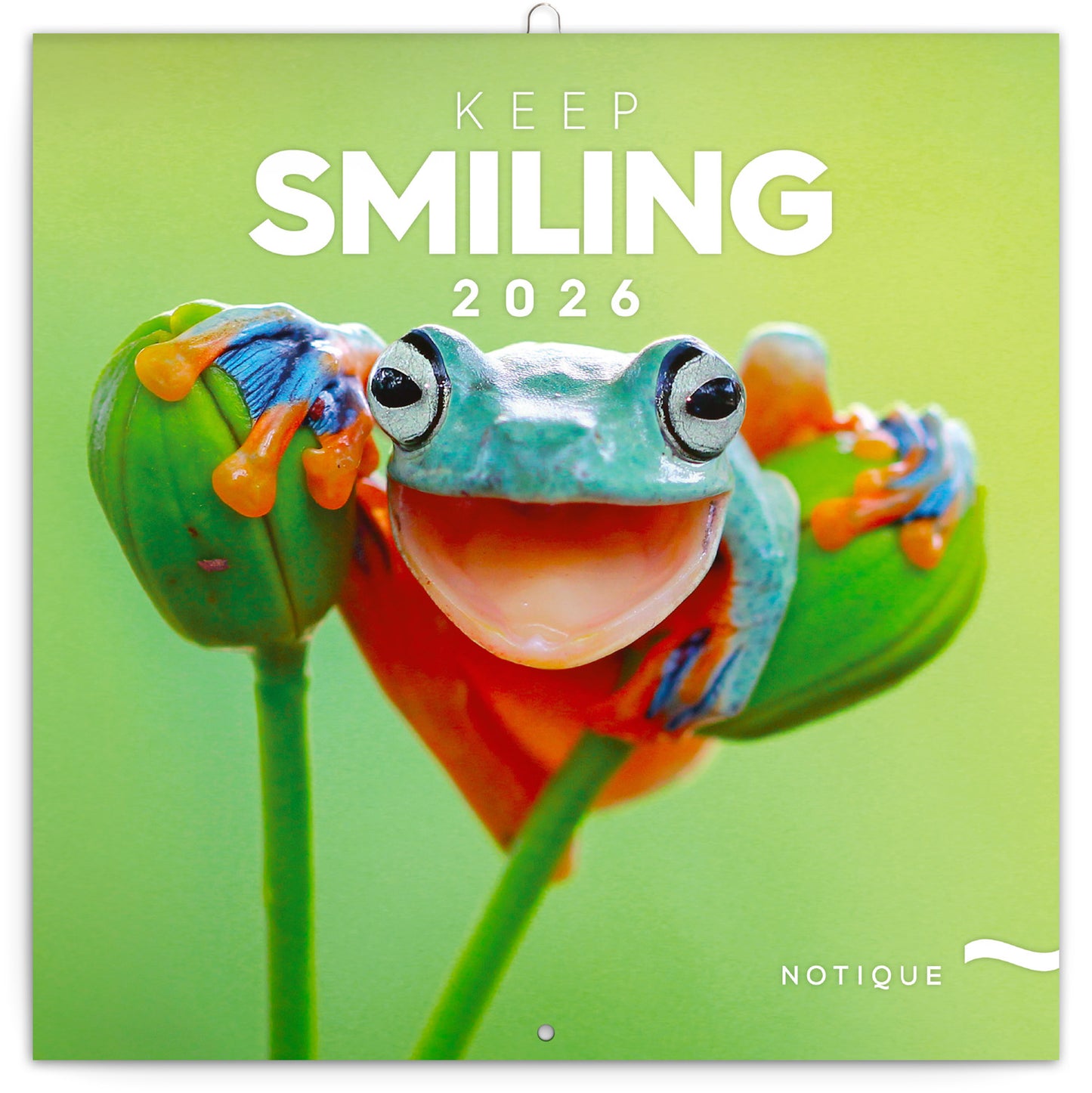 Grid calendar Keep Smiling 2026, 30 x 30 cm