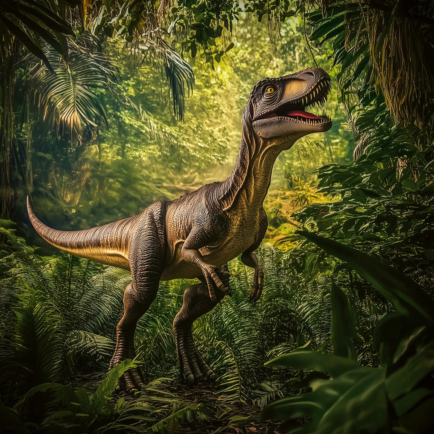 Grid calendar Dinosaurs 2026, 30 x 30 cm