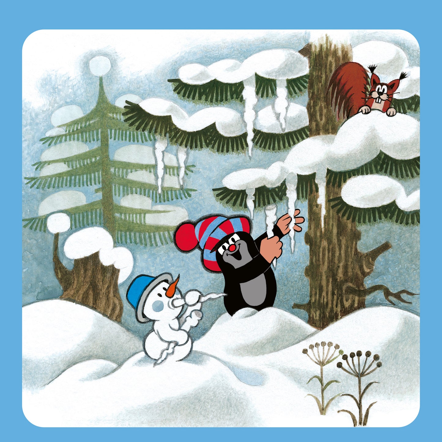 Grid calendar The Little Mole 2026, 30 x 30 cm