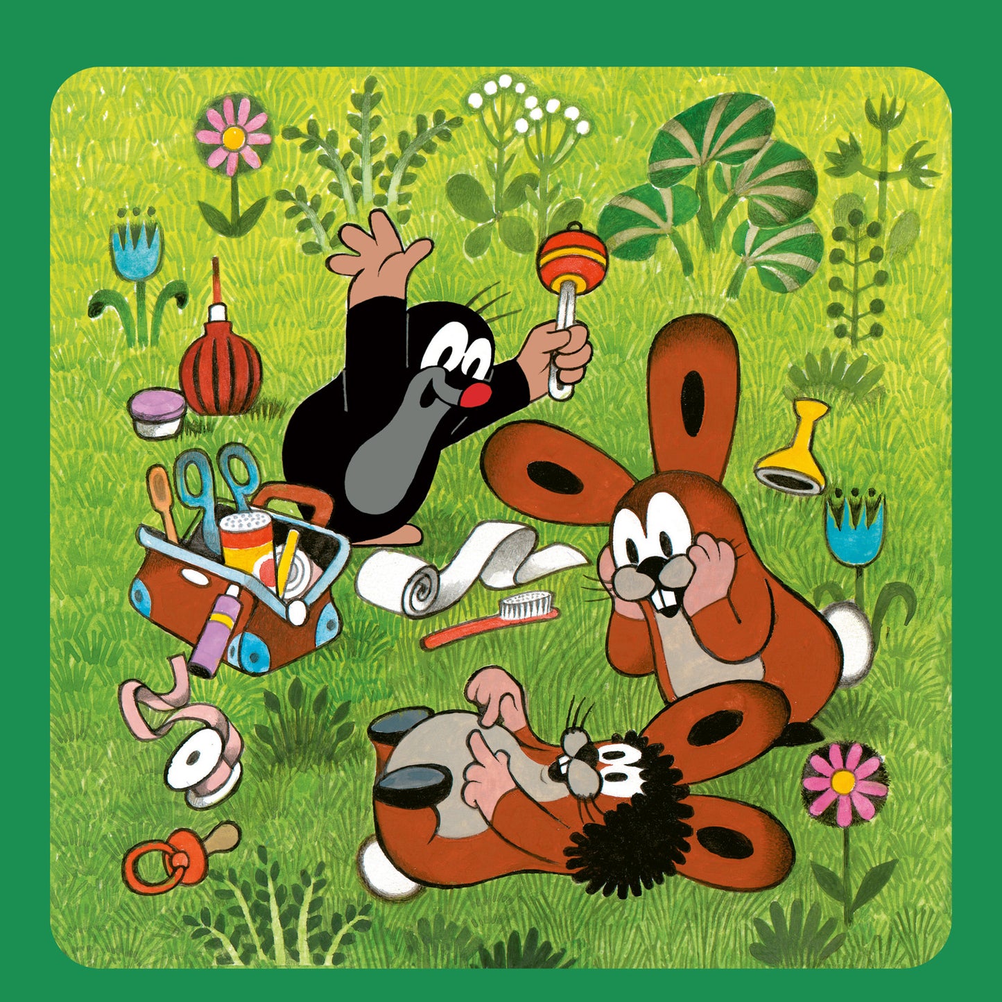Grid calendar The Little Mole 2026, 30 x 30 cm