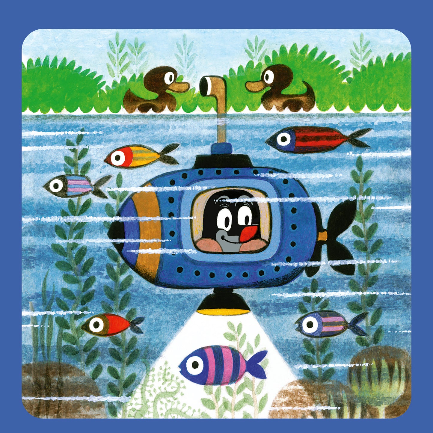 Grid calendar The Little Mole 2026, 30 x 30 cm
