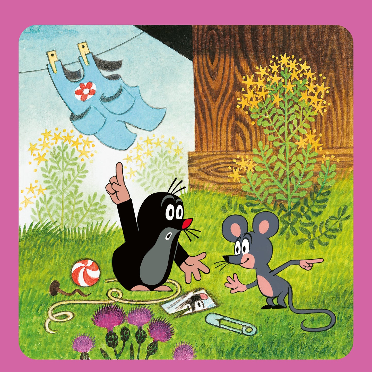 Grid calendar The Little Mole 2026, 30 x 30 cm