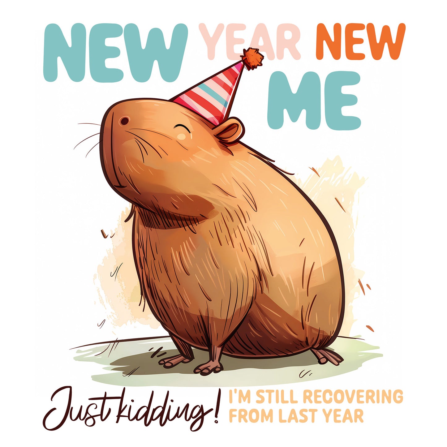 Grid calendar Cheeky Capybaras 2026, 30 x 30 cm