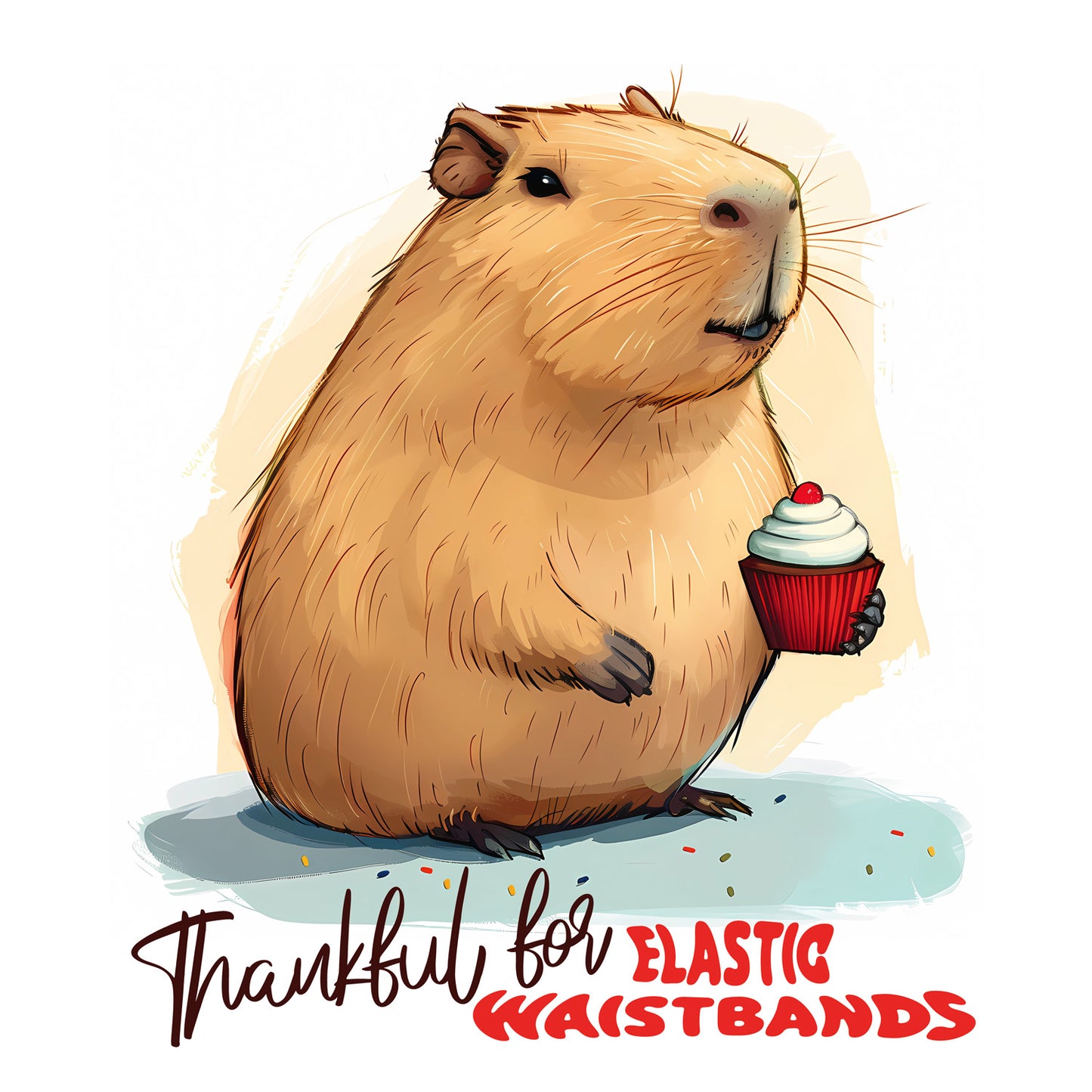 Grid calendar Cheeky Capybaras 2026, 30 x 30 cm