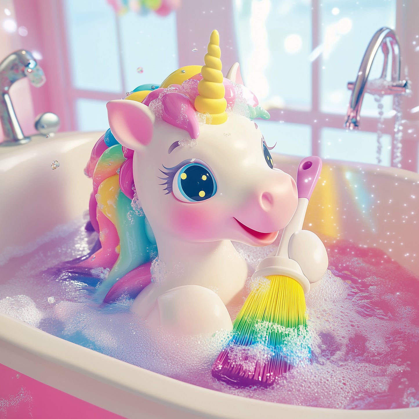 Grid calendar Happy Unicorns 2026, 30 x 30 cm