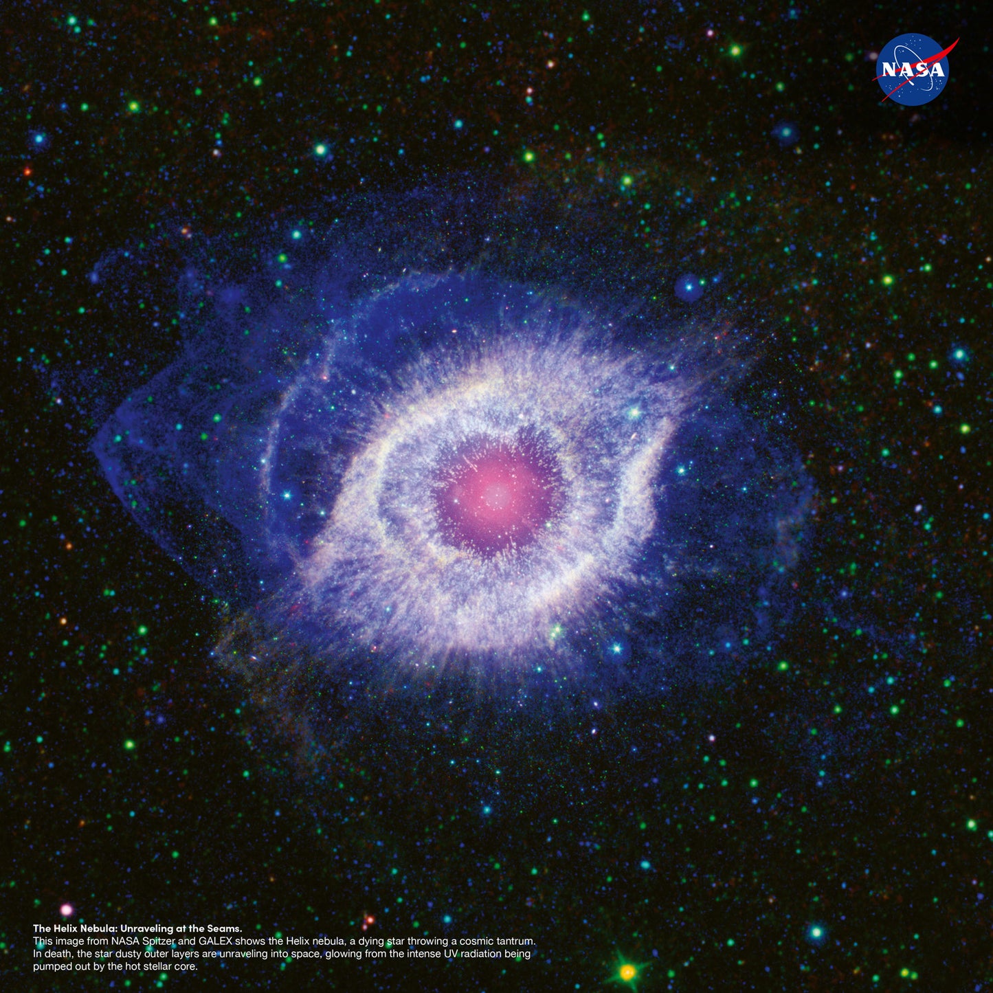 Grid calendar NASA 2026, 30 x 30 cm