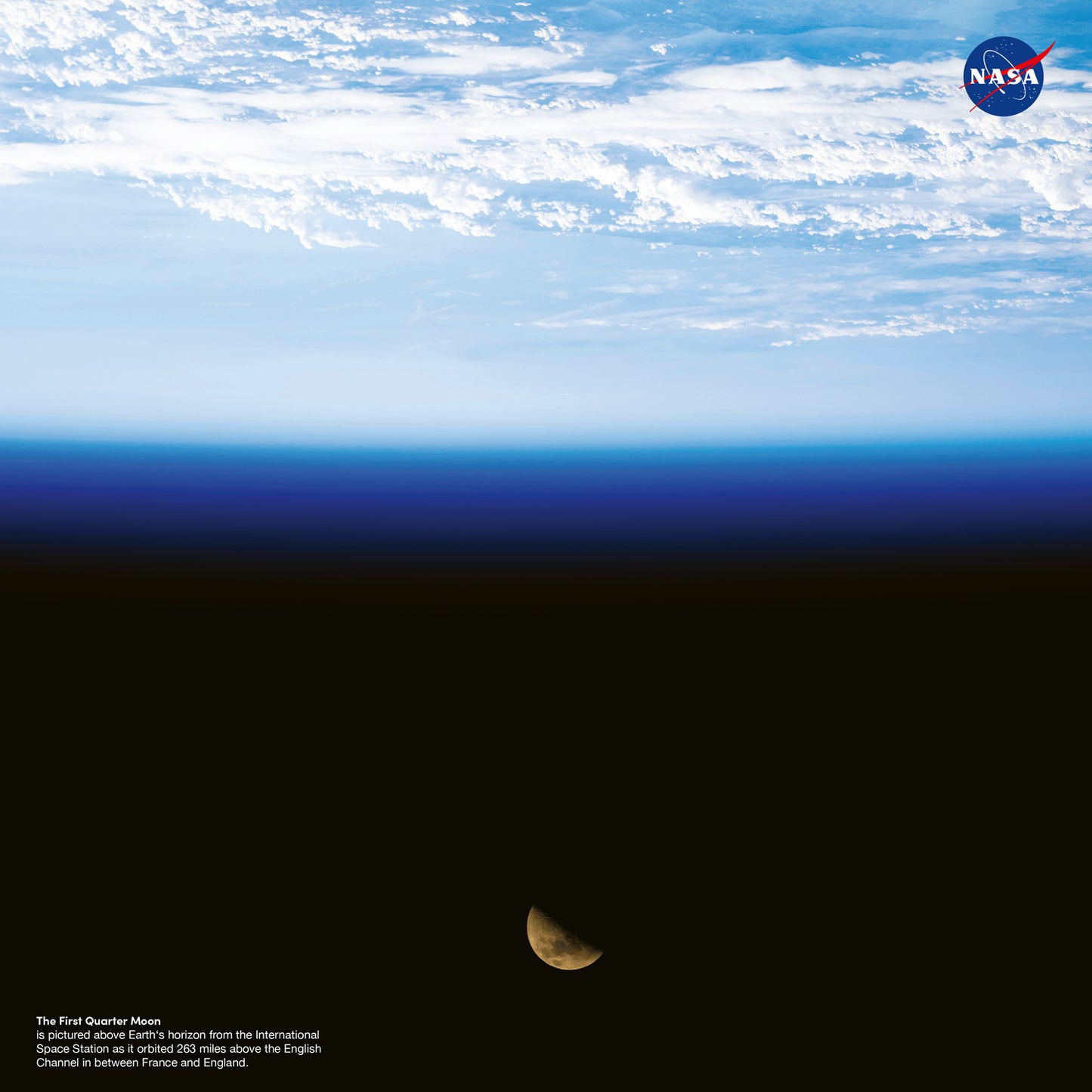 Grid calendar NASA 2026, 30 x 30 cm