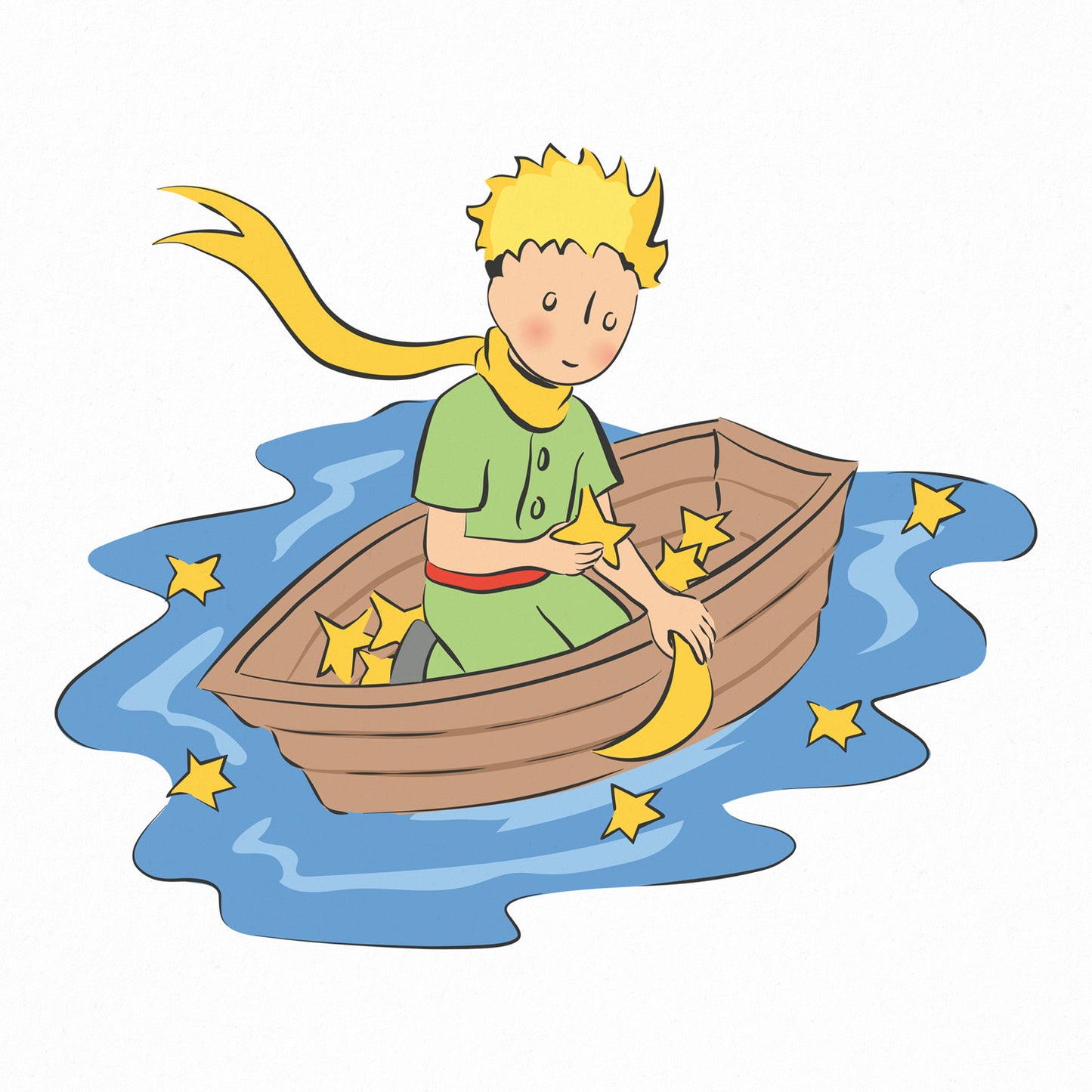 Grid calendar Le Petit Prince 2026, 30 x 30 cm