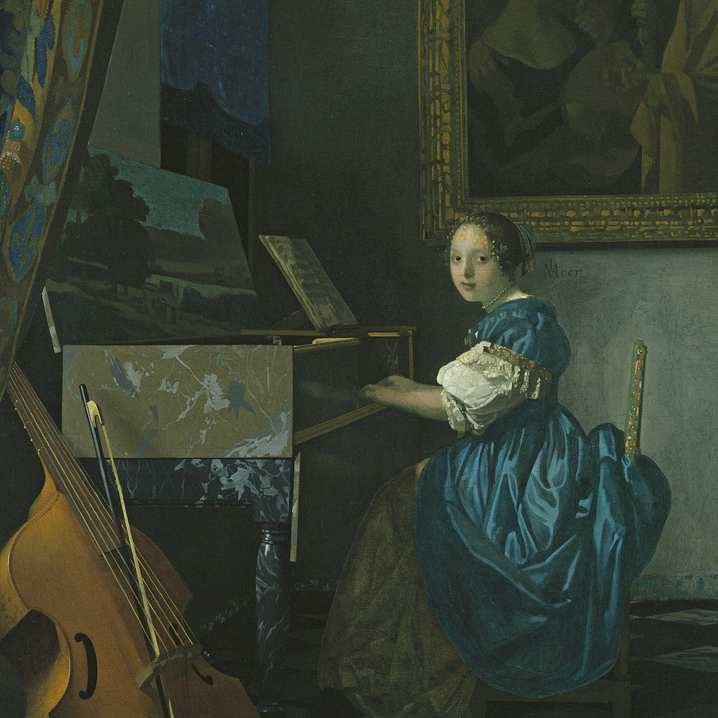 Grid calendar Johannes Vermeer 2026, 30 x 30 cm