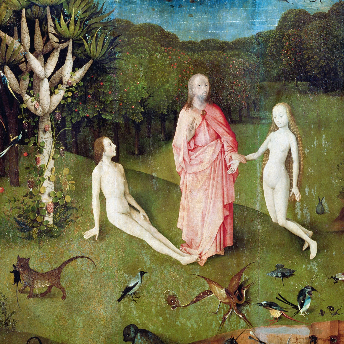 Grid calendar Hieronymus Bosch 2026, 30 x 30 cm