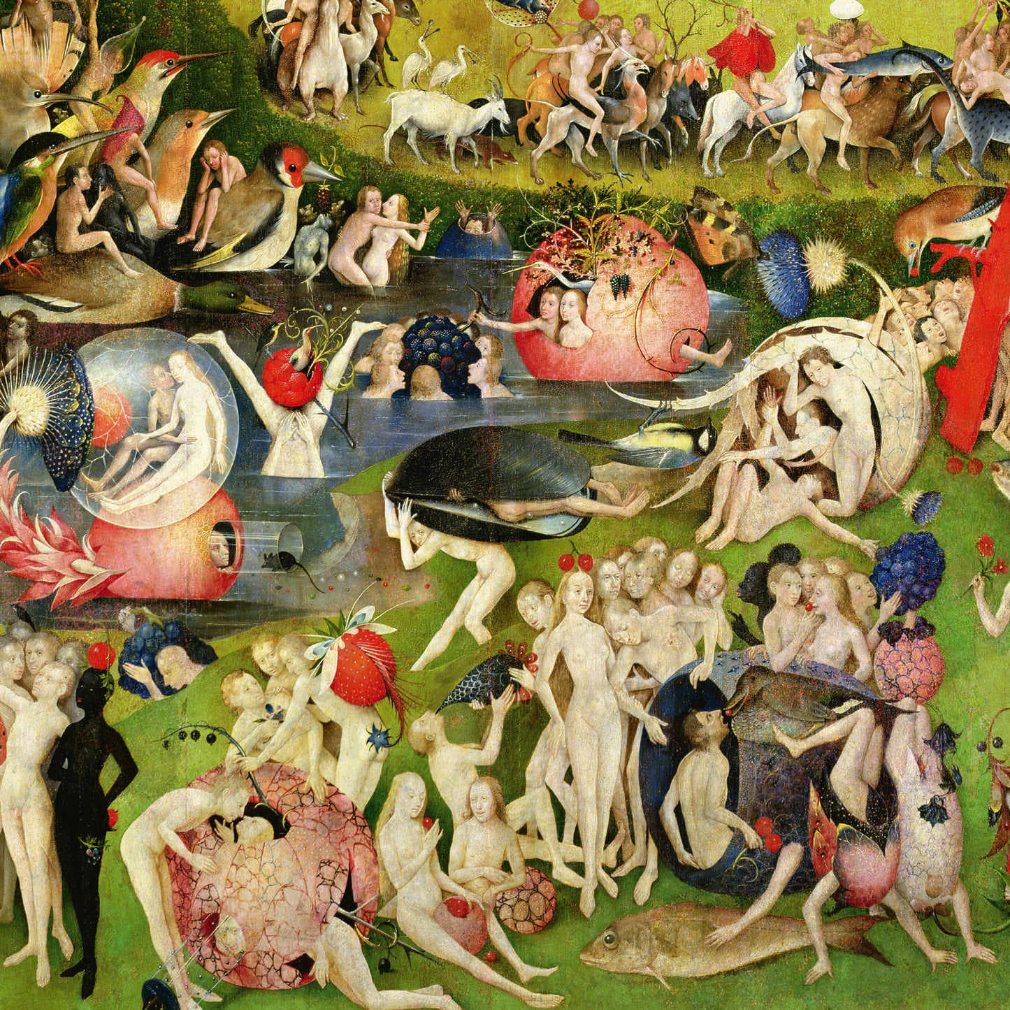Grid calendar Hieronymus Bosch 2026, 30 x 30 cm