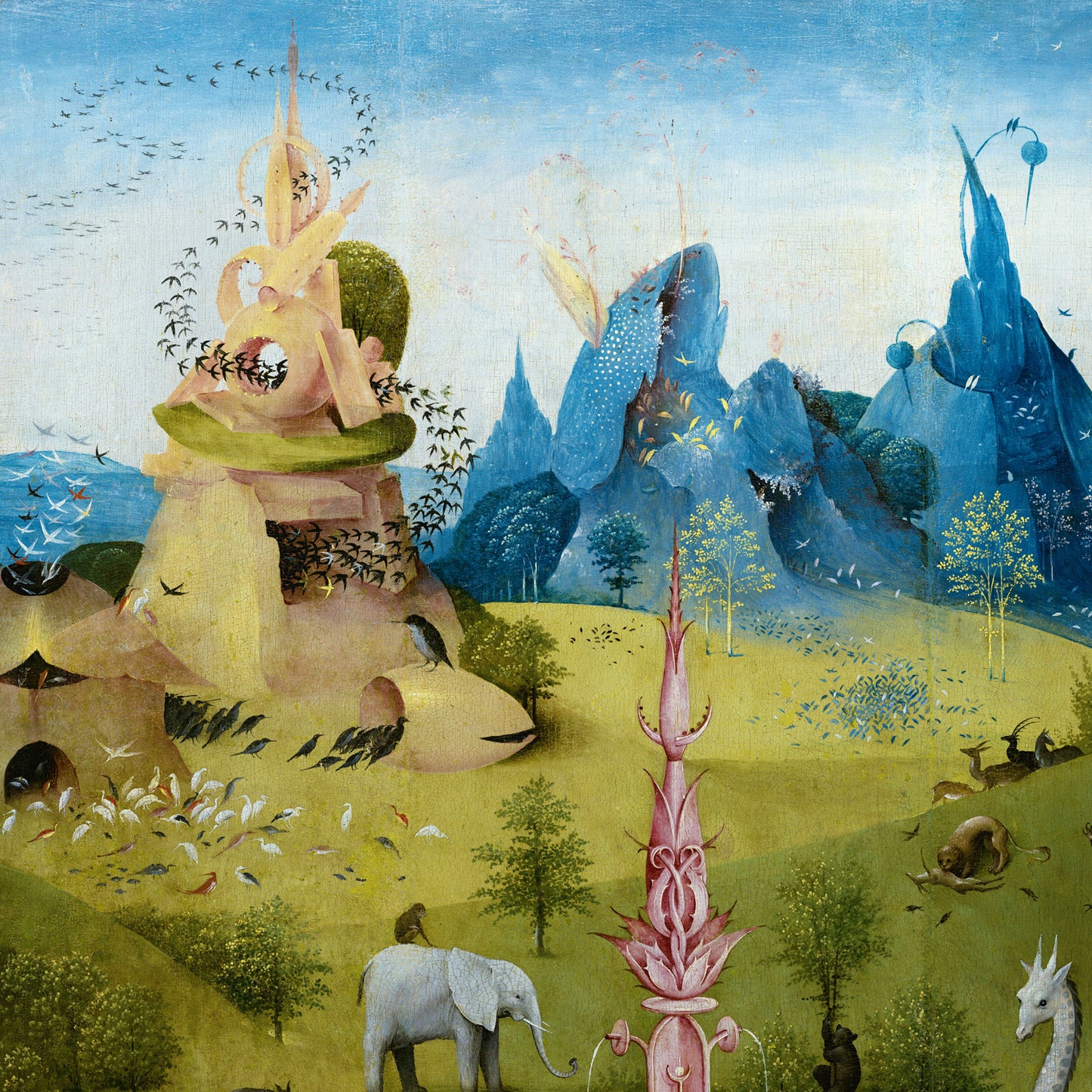 Grid calendar Hieronymus Bosch 2026, 30 x 30 cm