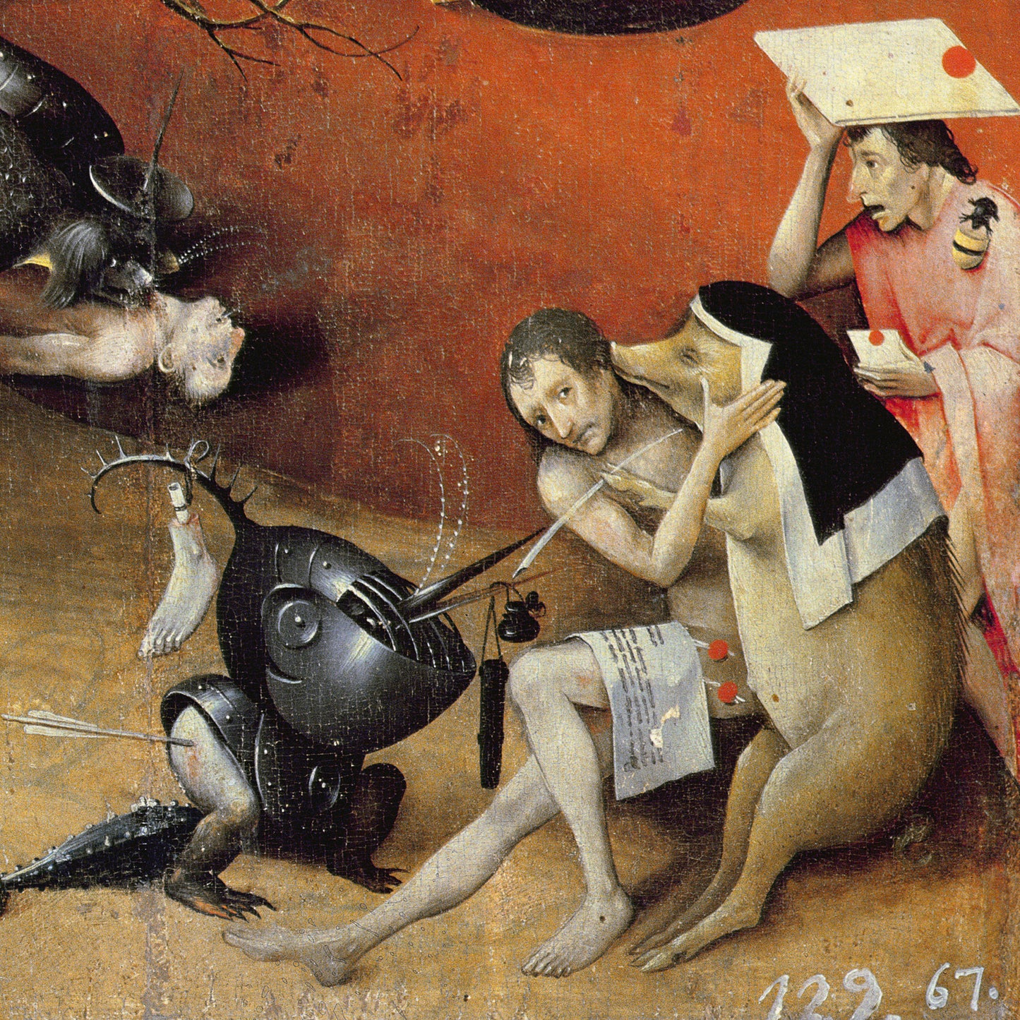 Grid calendar Hieronymus Bosch 2026, 30 x 30 cm