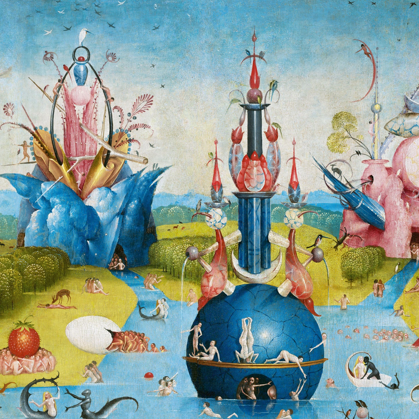 Grid calendar Hieronymus Bosch 2026, 30 x 30 cm