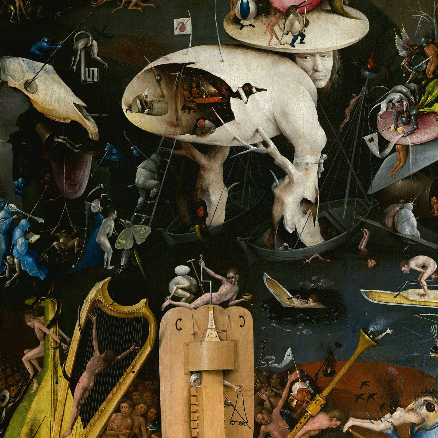 Grid calendar Hieronymus Bosch 2026, 30 x 30 cm