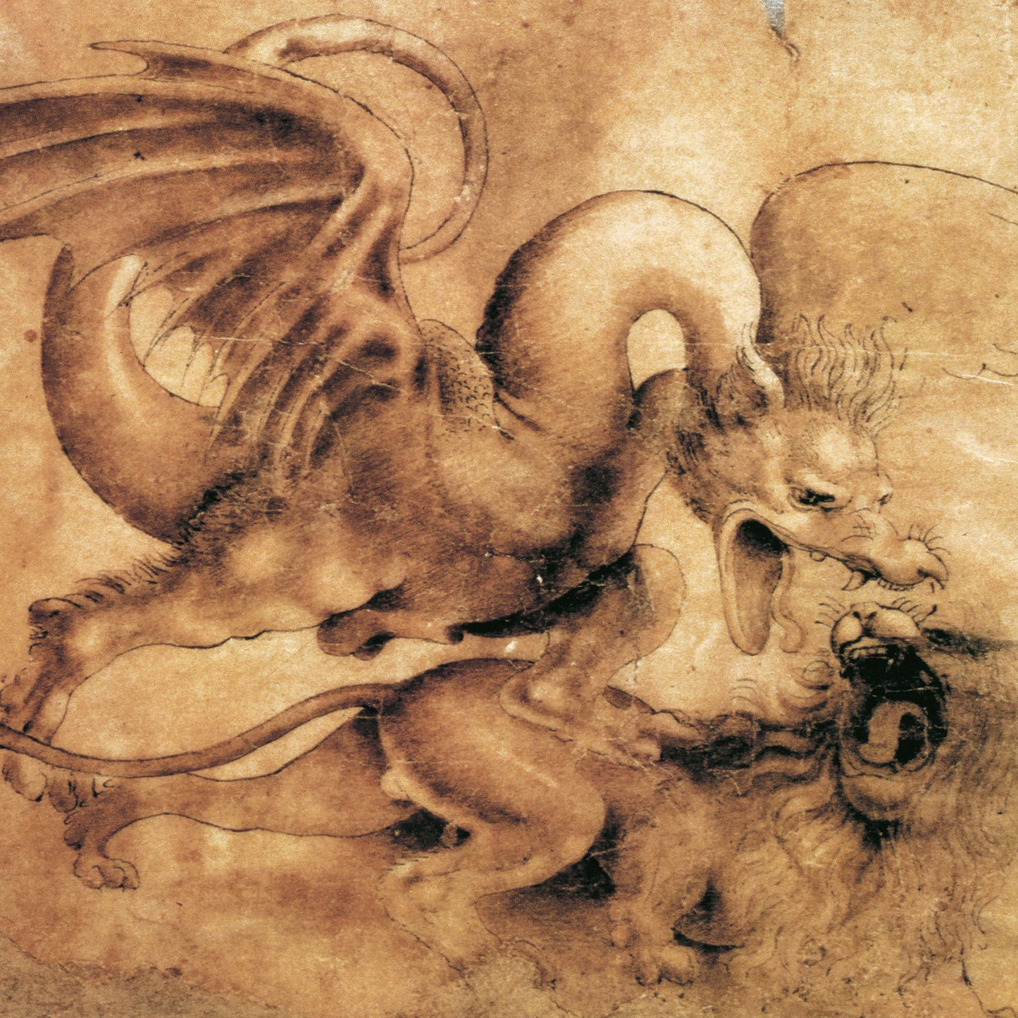Grid calendar Leonardo da Vinci 2026, 30 x 30 cm