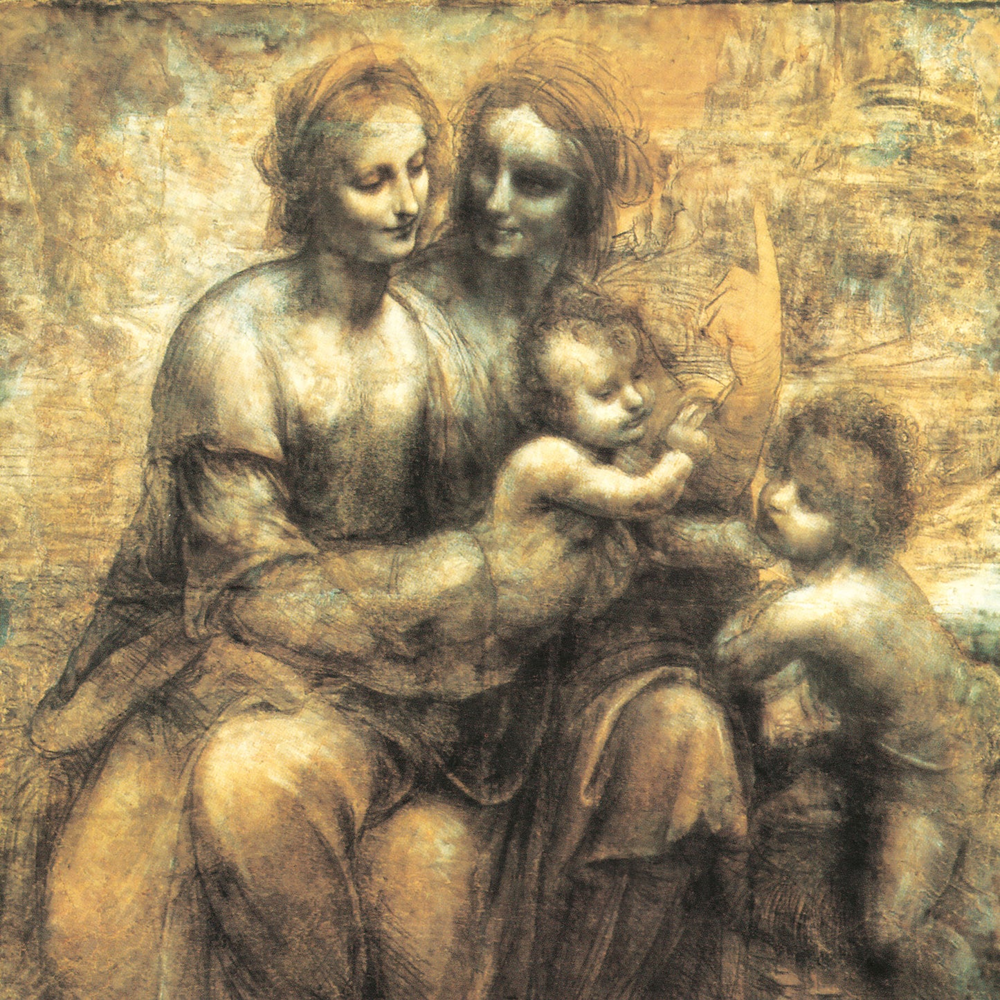 Grid calendar Leonardo da Vinci 2026, 30 x 30 cm