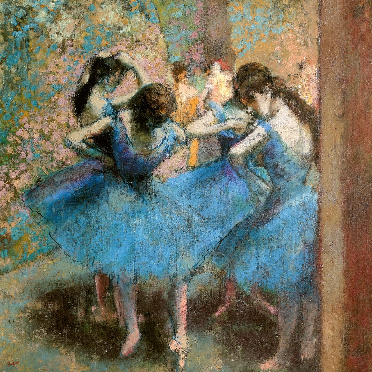 Grid calendar Edgar Degas 2026, 30 x 30 cm