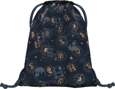 Gym sack with zip pocket Harry Potter Hogwarts