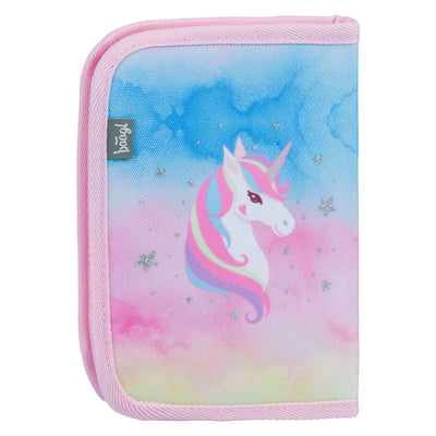 One-tier pencil case Rainbow Unicorn