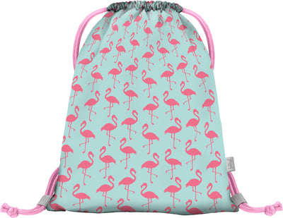 Gym sack with zip pocket Flamingo